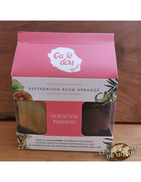 Kit de préparation pour rhum arrangé exotic