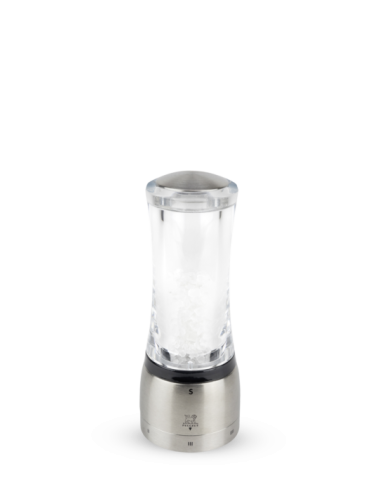 Moulin à sel manuel DAMAN en acryl et inox u'Select 16 cm 