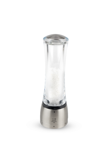 Moulin à sel manuel DAMAN en acryl et inox u'Select 21 cm 