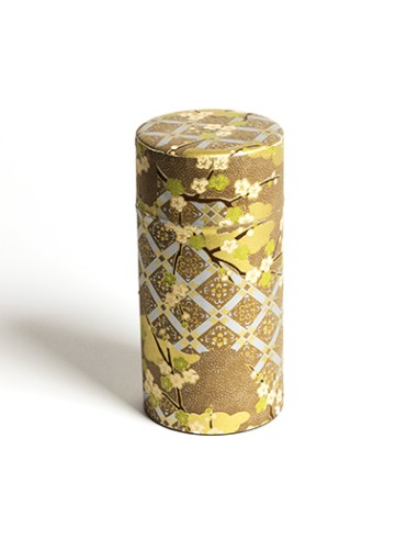 Boîte à thé washi Fleurs Goldy 200g