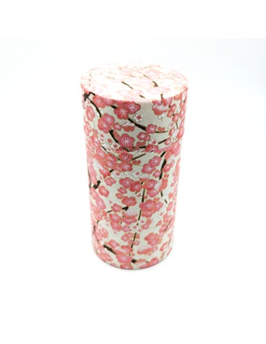 Boite à thé washi Ume Rose 200g