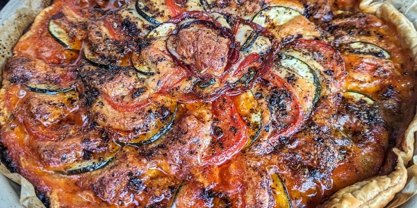 Tarte Courgette Tomate